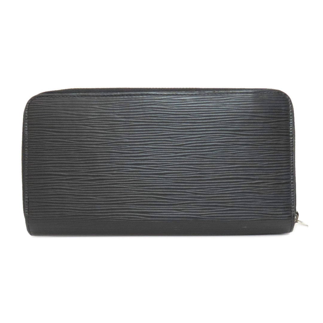 LOUIS VUITTON Long Wallet Purse M61857 Epi black Zippy wallet