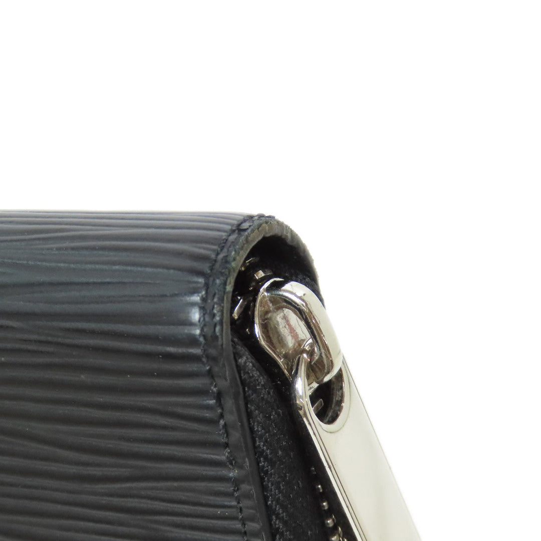 LOUIS VUITTON Long Wallet Purse M61857 Epi black Zippy wallet