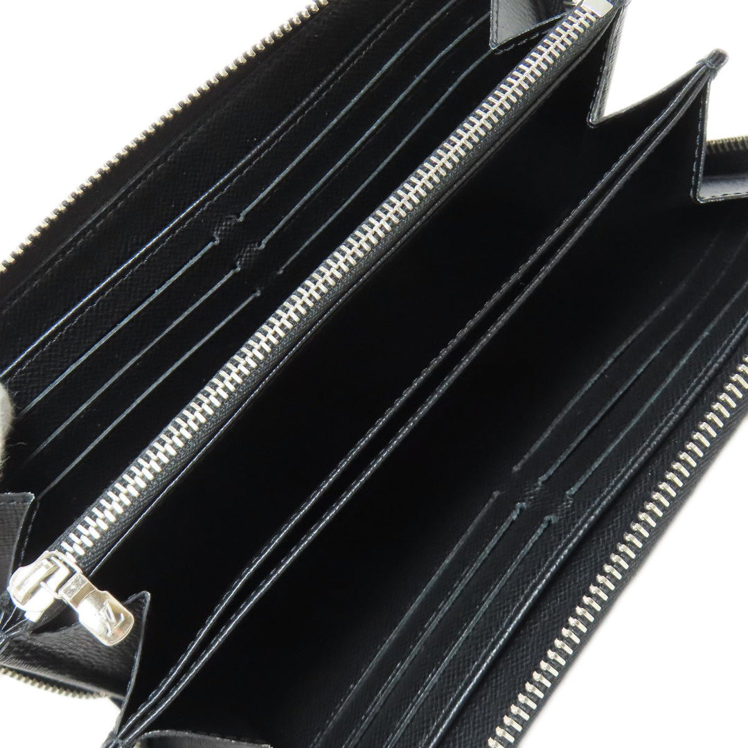 LOUIS VUITTON Long Wallet Purse M61857 Epi black Zippy wallet
