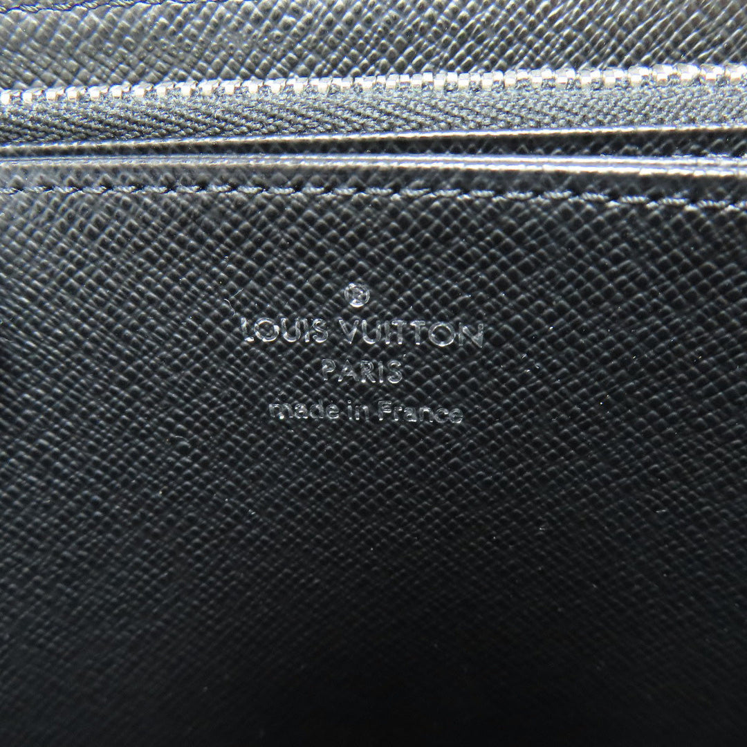 LOUIS VUITTON Long Wallet Purse M61857 Epi black Zippy wallet