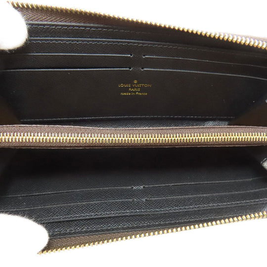 LOUIS VUITTON Long Wallet Purse M82336 Monogram reverse Brown Portefeuille Clemence Women(Unisex) Used Authentic