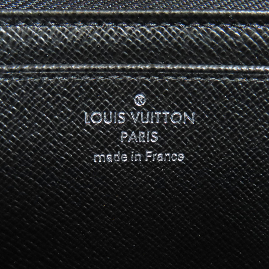 LOUIS VUITTON Long Wallet Purse M62008 Epi black Portefeuille Twist Sticker Women Used Authentic