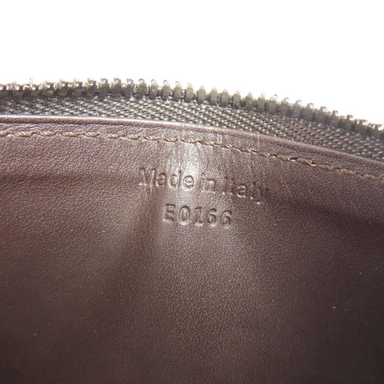 Berluti Coin case leather Brown Calligraphy mens Used Authentic