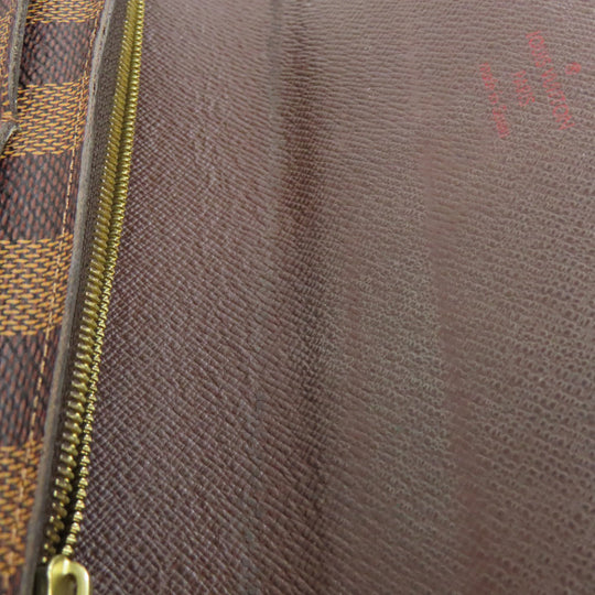 LOUIS VUITTON Long Wallet Purse N63209 Damier canvas Brown Portefeuille Sara