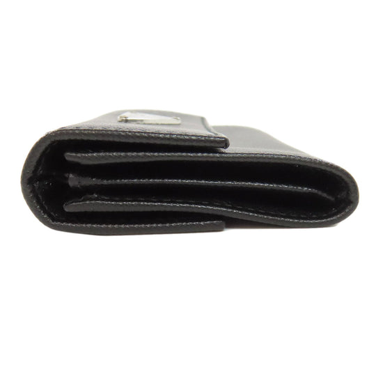 PRADA Coin case Safiano black logoMetal