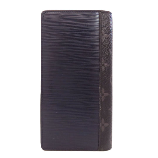 LOUIS VUITTON Long Wallet Purse M67728 Epi black Portefeuille Blaza
