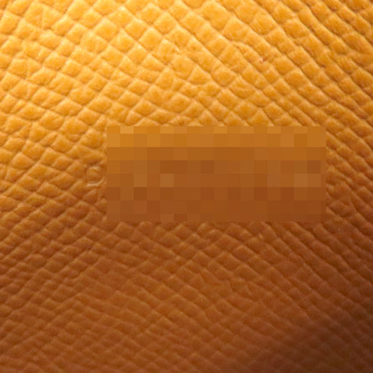 HERMES Bifold Wallet Epsom gold Bearn Compact Gold Gold Metal Women Used Authentic