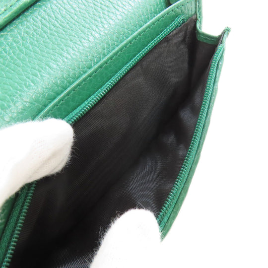 GUCCI Long Wallet Purse 610467 leather black Interlocking G outlet mens Used Authentic