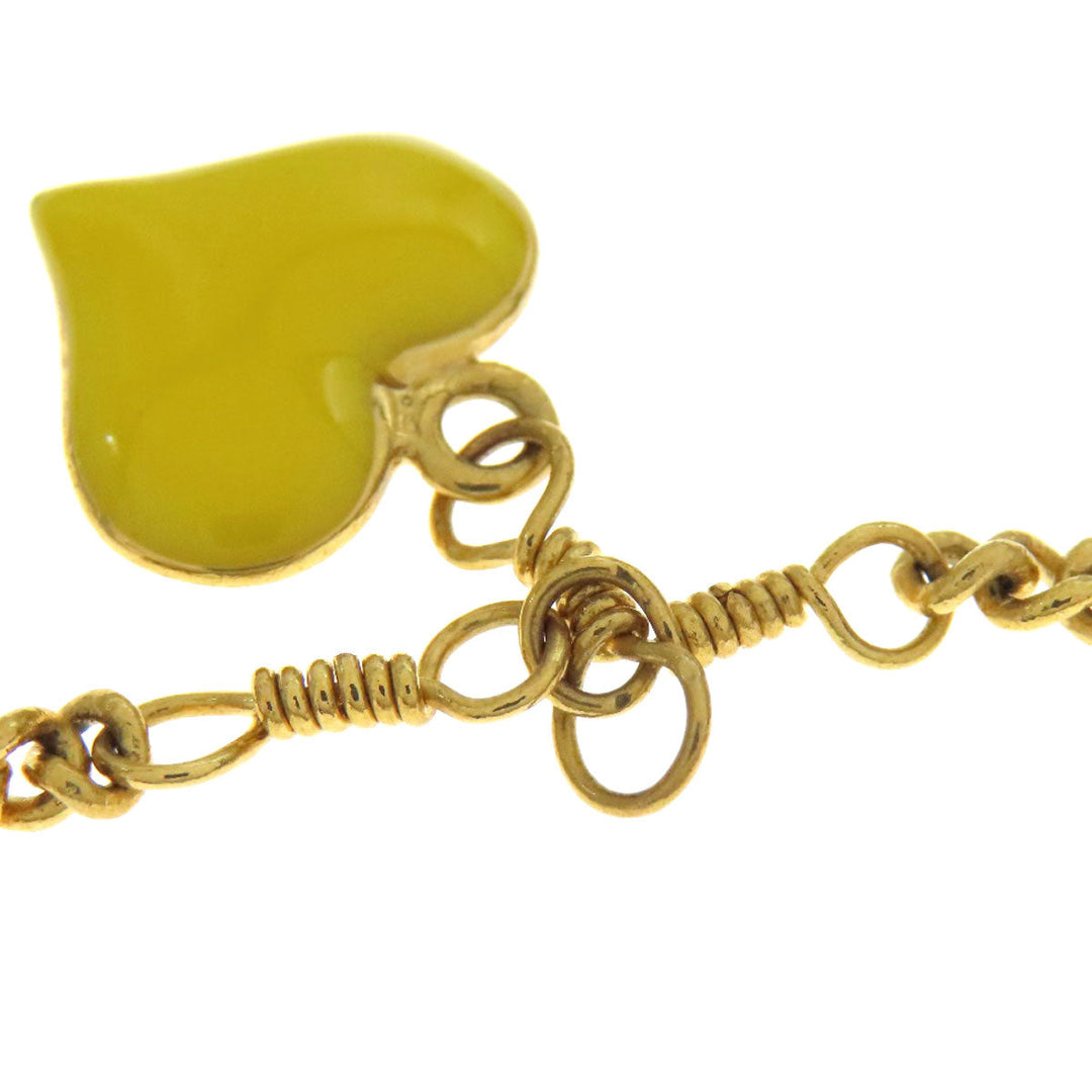 LOUIS VUITTON bracelet M65477 Gold Plated gold Bracelet Sweet Monogram Women Used Authentic