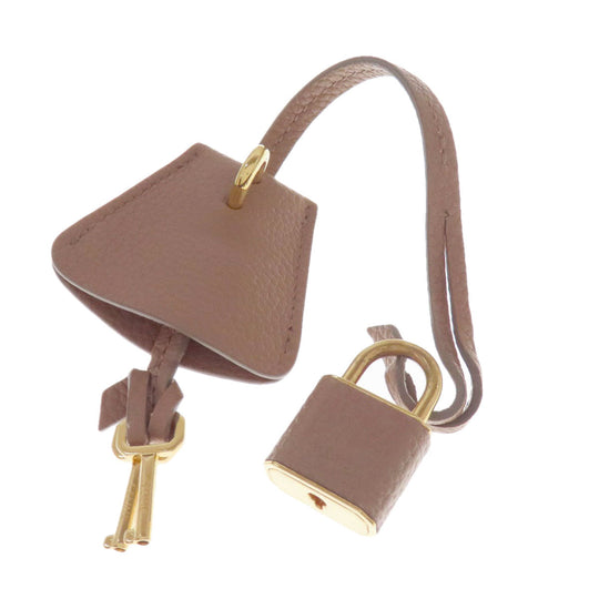 CELINE Tote Bag leather beige Caba de France Medium 2WAY Women Used Authentic