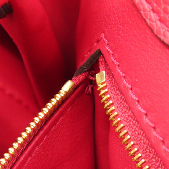 LOUIS VUITTON Handbag M54349 leather Red Mira PM Women Used Authentic