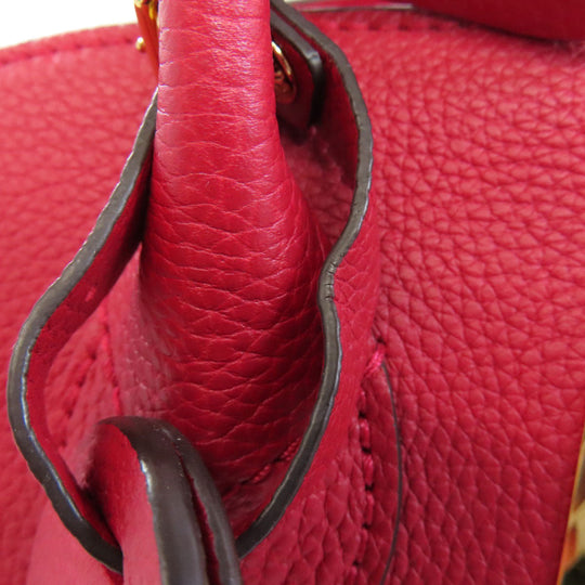 LOUIS VUITTON Handbag M54349 leather Red Mira PM Women Used Authentic