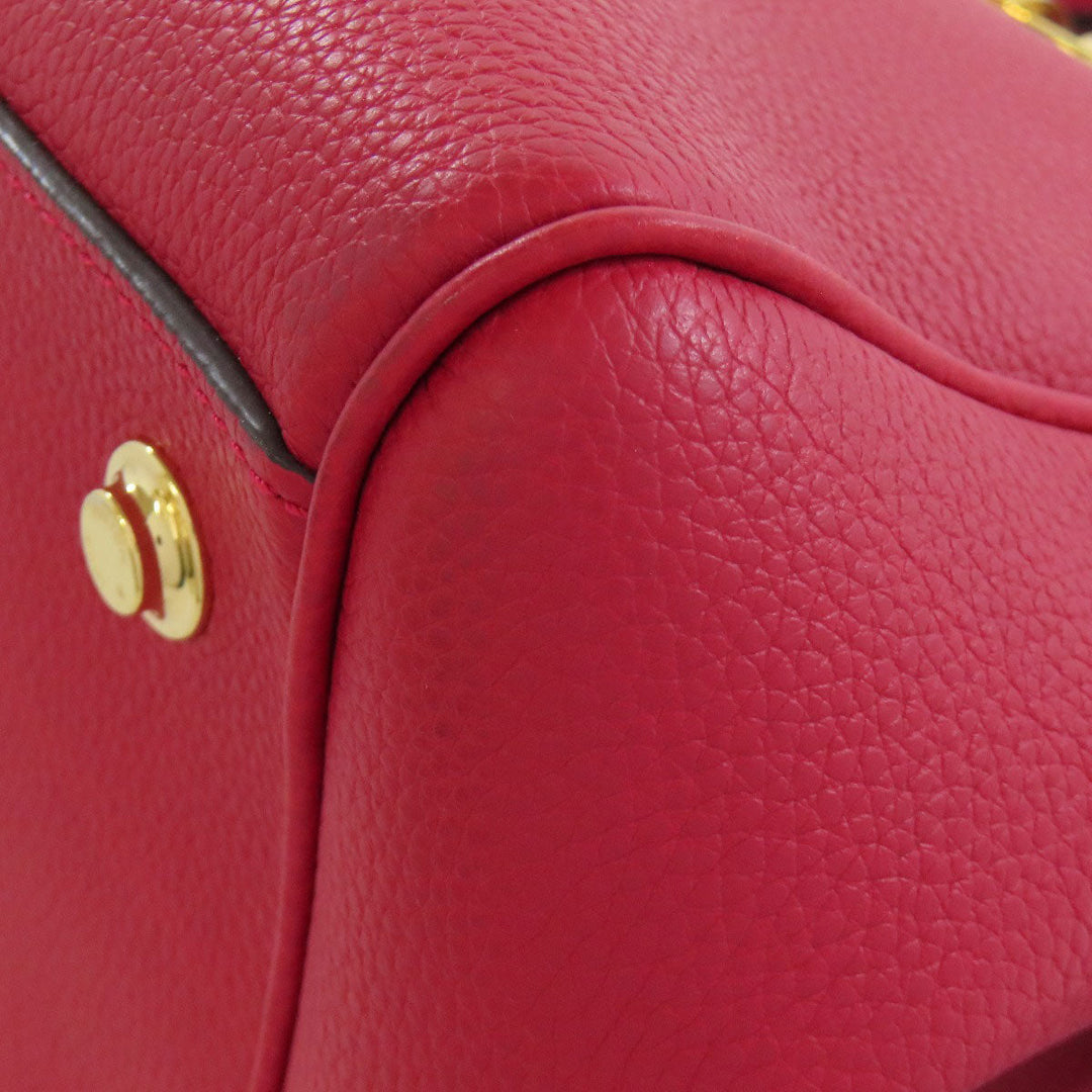 LOUIS VUITTON Handbag M54349 leather Red Mira PM Women Used Authentic