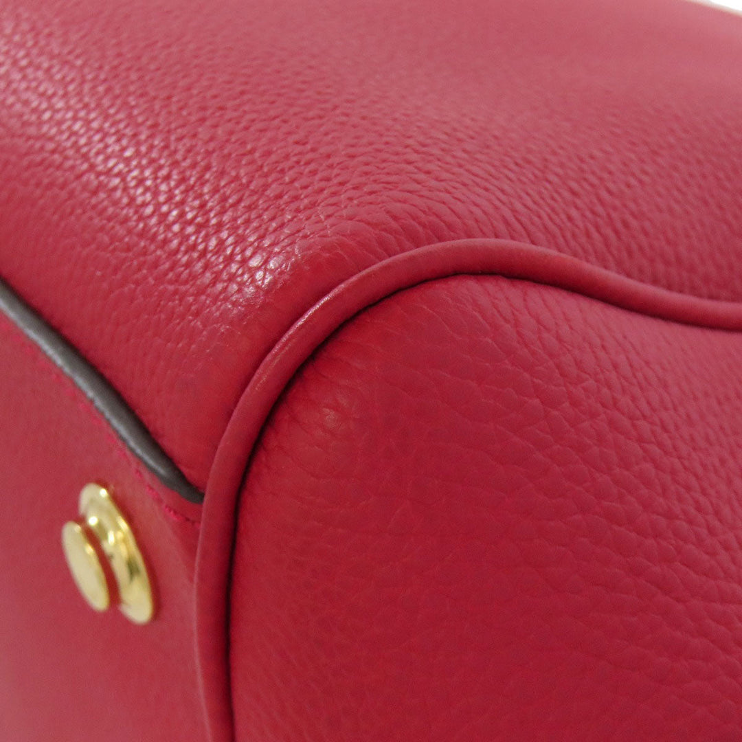 LOUIS VUITTON Handbag M54349 leather Red Mira PM Women Used Authentic