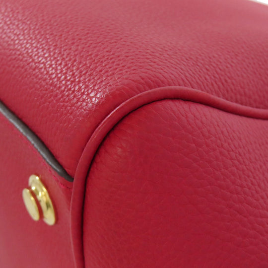 LOUIS VUITTON Handbag M54349 leather Red Mira PM Women Used Authentic