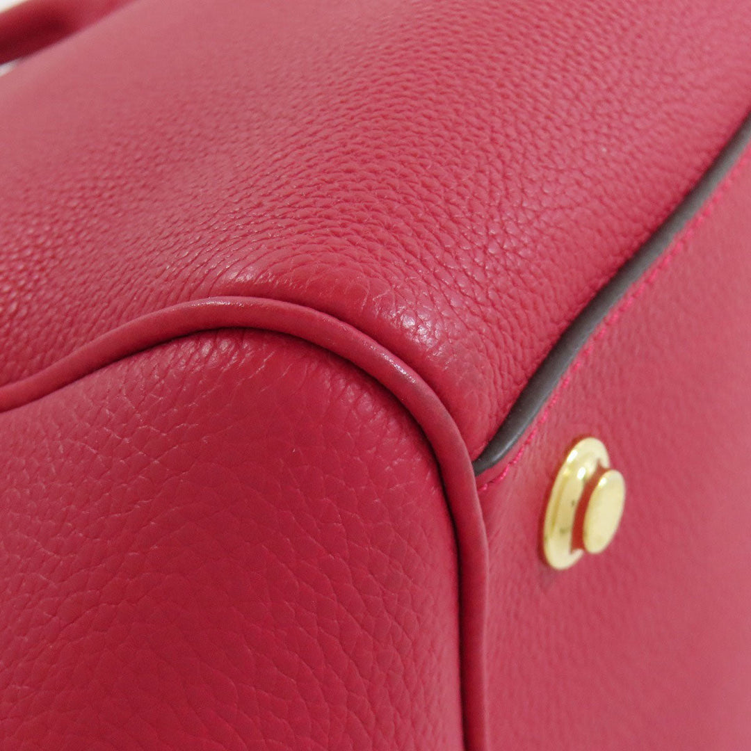 LOUIS VUITTON Handbag M54349 leather Red Mira PM Women Used Authentic
