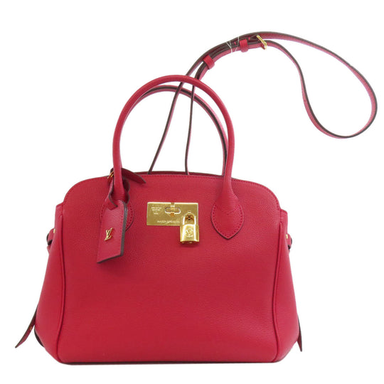 LOUIS VUITTON Handbag M54349 leather Red Mira PM Women Used Authentic