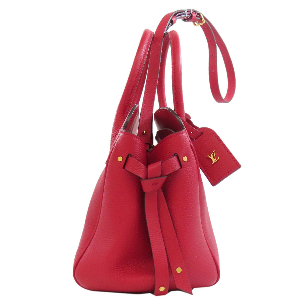 LOUIS VUITTON Handbag M54349 leather Red Mira PM Women Used Authentic