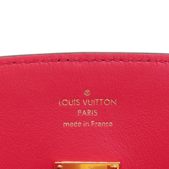 LOUIS VUITTON Handbag M54349 leather Red Mira PM Women Used Authentic