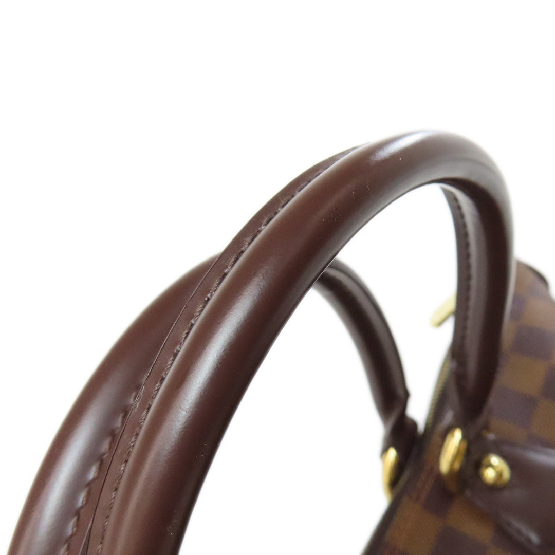 LOUIS VUITTON Handbag N51183 Damier canvas Brown Saleya PM Women Used Authentic