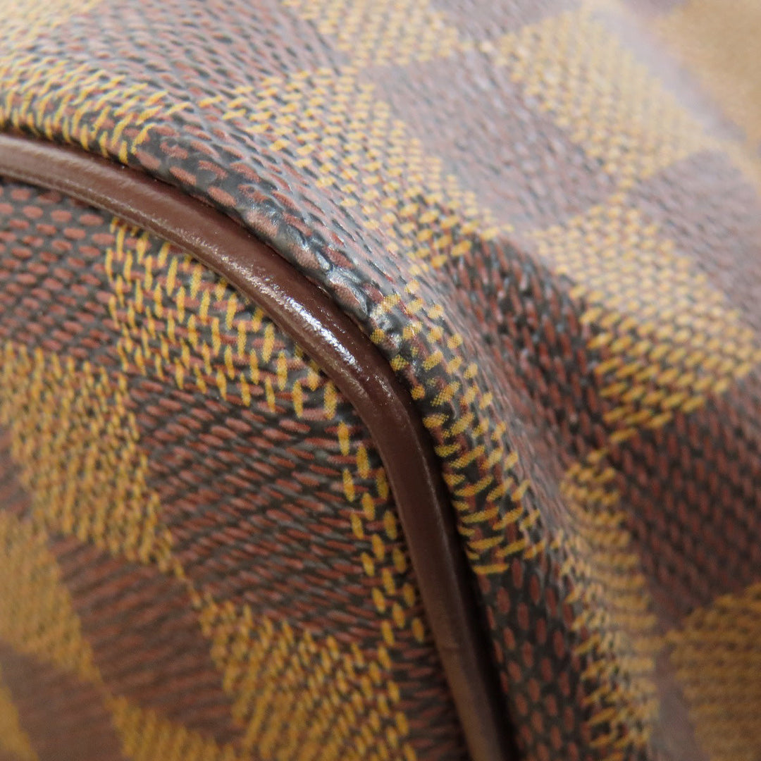 LOUIS VUITTON Handbag N51183 Damier canvas Brown Saleya PM Women Used Authentic