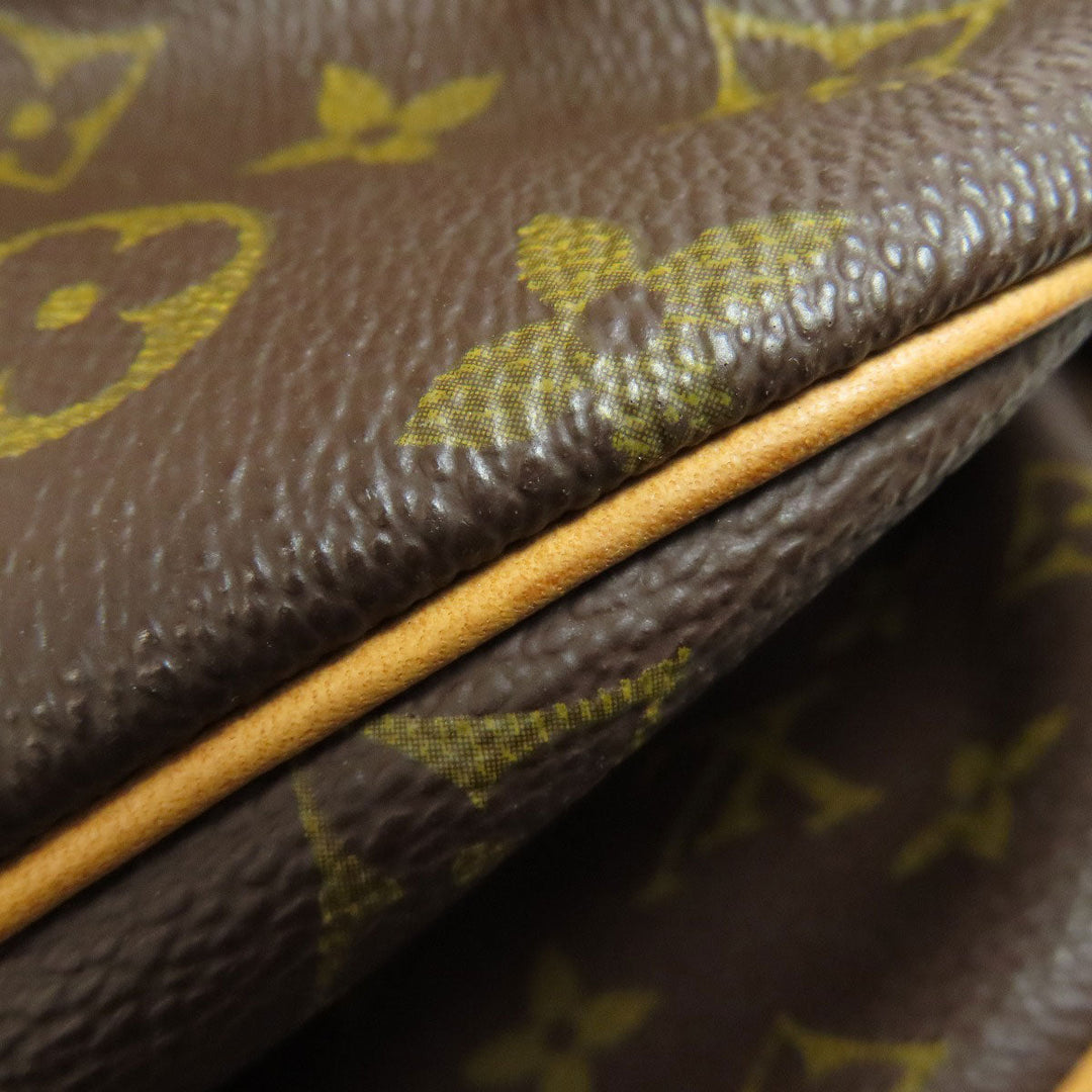 LOUIS VUITTON Tote Bag M42254 Monogram canvas Brown Saumur Women Used Authentic