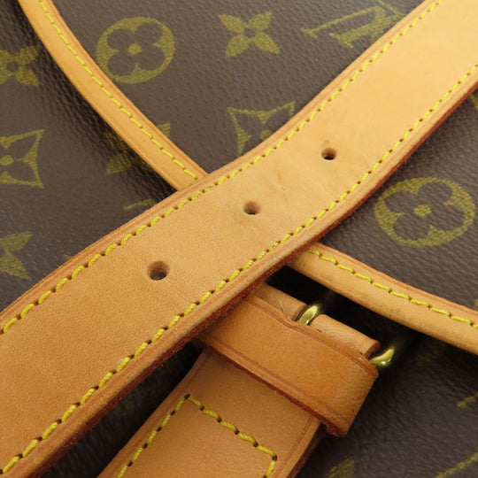 LOUIS VUITTON Tote Bag M42254 Monogram canvas Brown Saumur Women Used Authentic