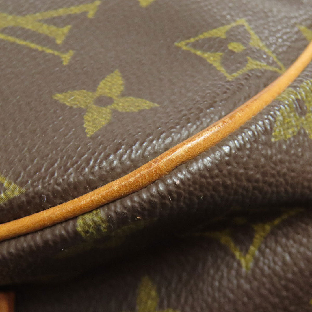 LOUIS VUITTON Tote Bag M42254 Monogram canvas Brown Saumur Women Used Authentic