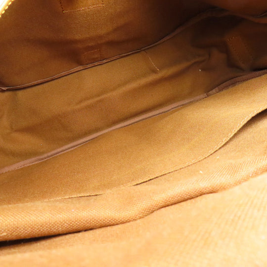 LOUIS VUITTON Tote Bag M42254 Monogram canvas Brown Saumur Women Used Authentic