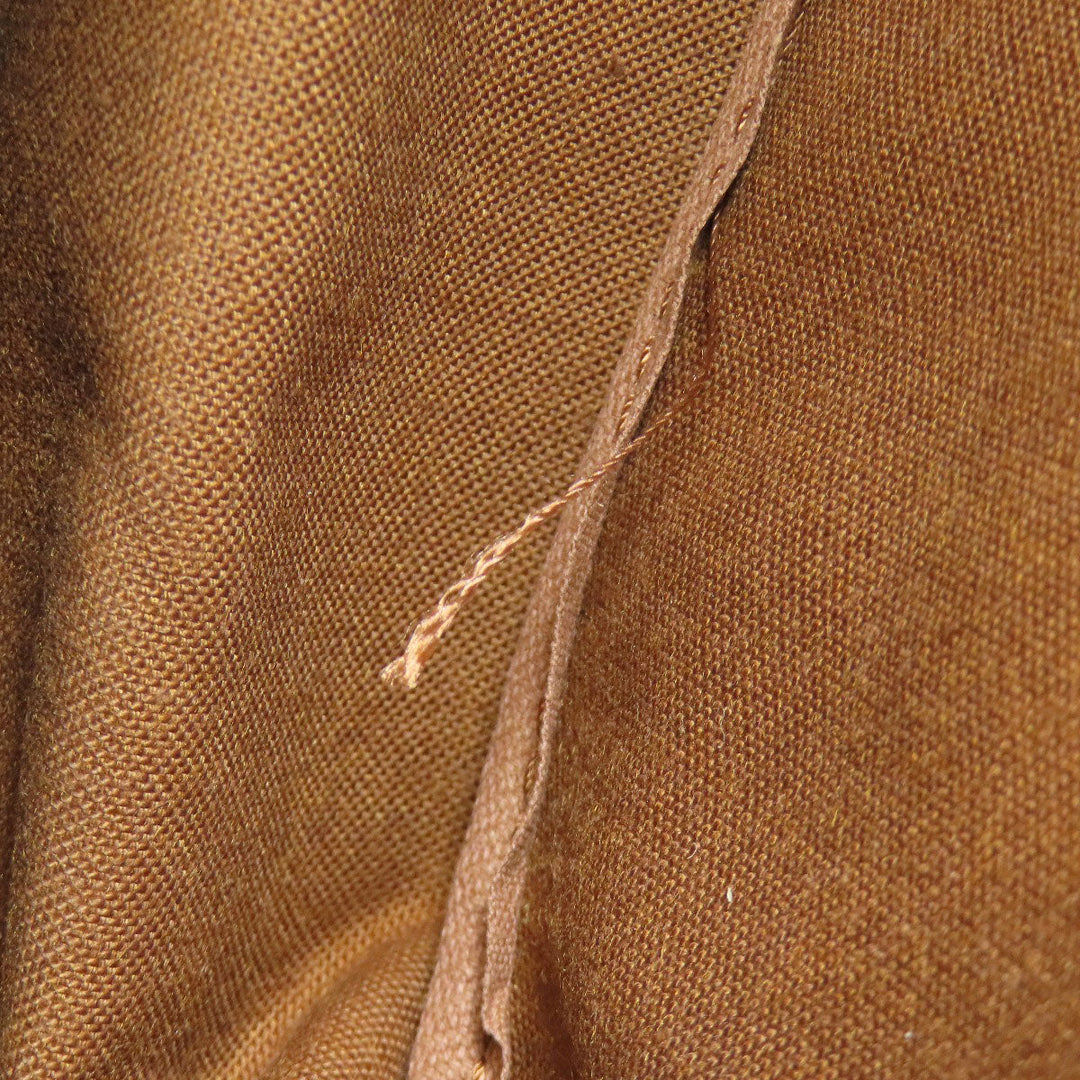 LOUIS VUITTON Tote Bag M42254 Monogram canvas Brown Saumur Women Used Authentic