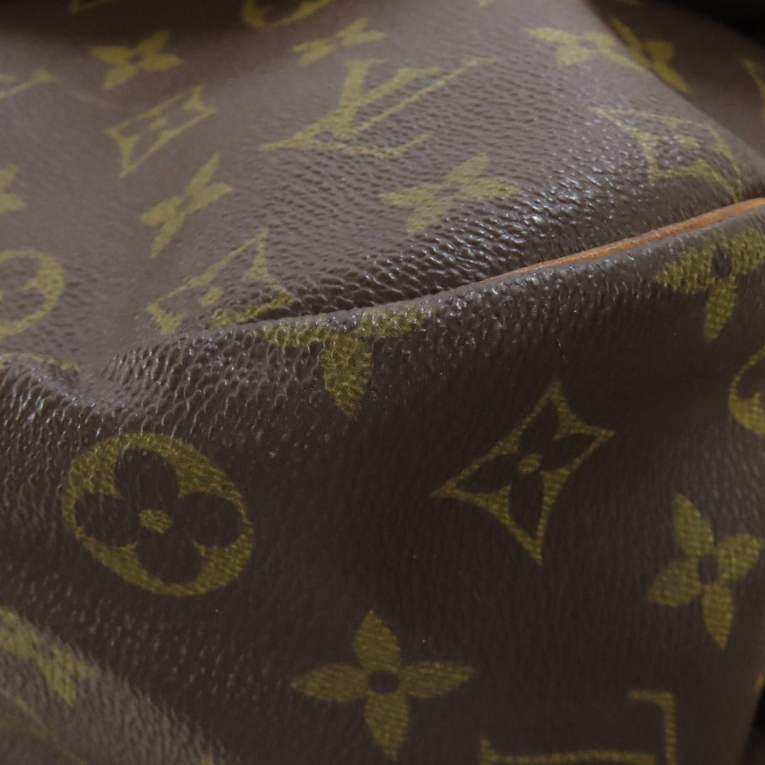 LOUIS VUITTON Shoulder Bag M42254 Monogram canvas Brown Saumur Women Used Authentic
