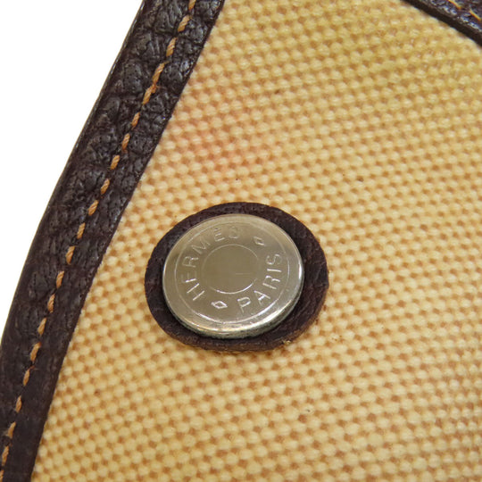 HERMES Tote Bag Tower ash beige Garden party PM