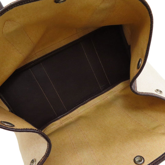 HERMES Tote Bag Tower ash beige Garden party PM
