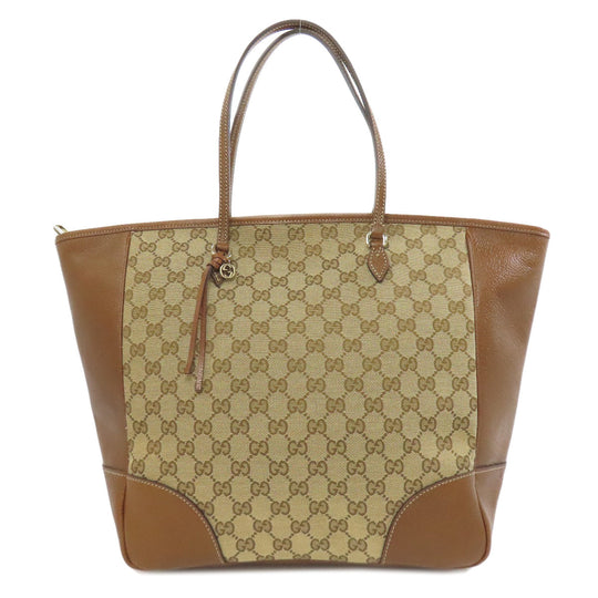 GUCCI Tote Bag 323671 canvas Brown GG Women Used Authentic