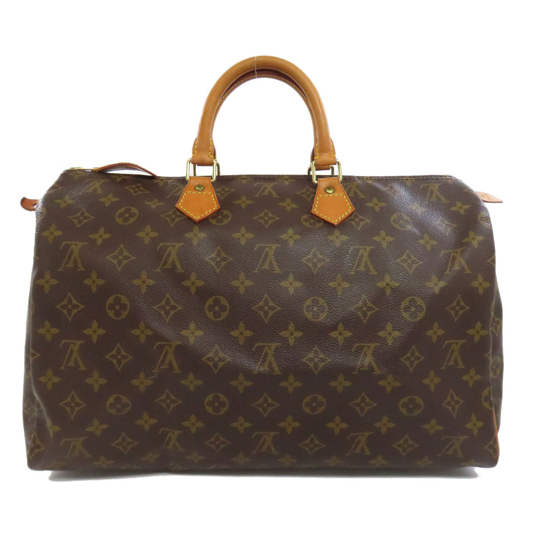 LOUIS VUITTON Boston Duffel bag M41522 Monogram canvas Brown Speedy 40 Women Used Authentic