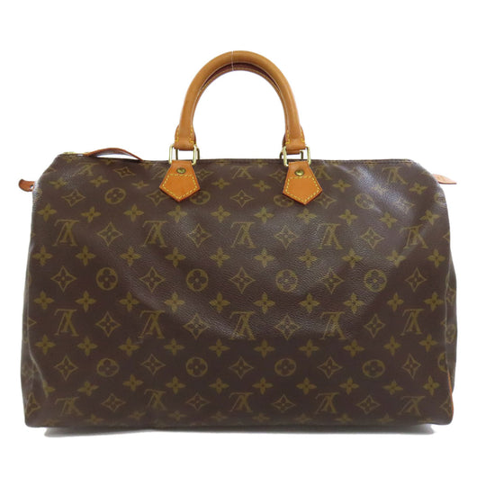 LOUIS VUITTON Boston Duffel bag M41522 Monogram canvas Brown Speedy 40 Women Used Authentic