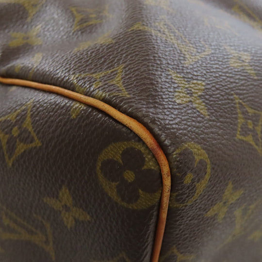 LOUIS VUITTON Boston Duffel bag M41522 Monogram canvas Brown Speedy 40 Women Used Authentic