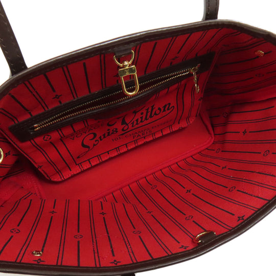 LOUIS VUITTON Tote Bag N51109 Damier canvas Brown Neverfull PM (old)