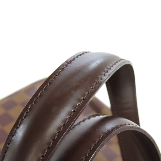 LOUIS VUITTON Tote Bag N51123 Damier canvas Brown Parioli PM Women Used Authentic