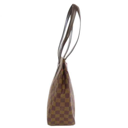 LOUIS VUITTON Tote Bag N51123 Damier canvas Brown Parioli PM Women Used Authentic
