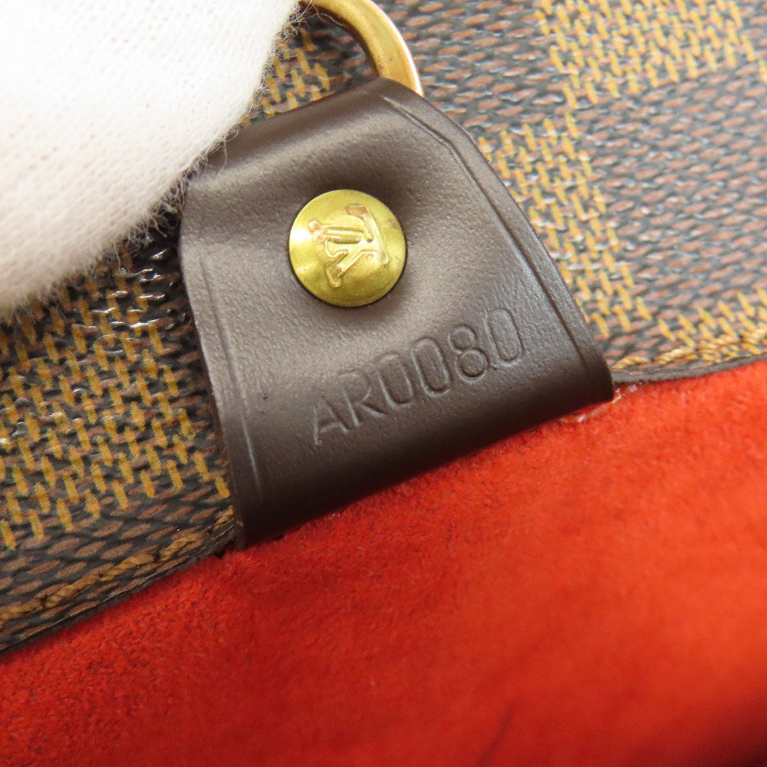 LOUIS VUITTON Tote Bag N51123 Damier canvas Brown Parioli PM Women Used Authentic