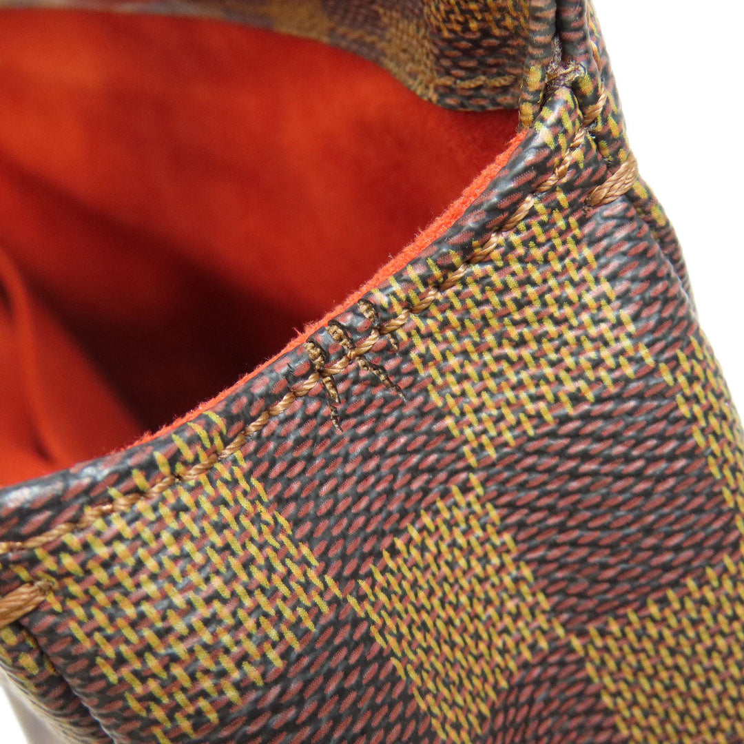 LOUIS VUITTON Tote Bag N51123 Damier canvas Brown Parioli PM Women Used Authentic