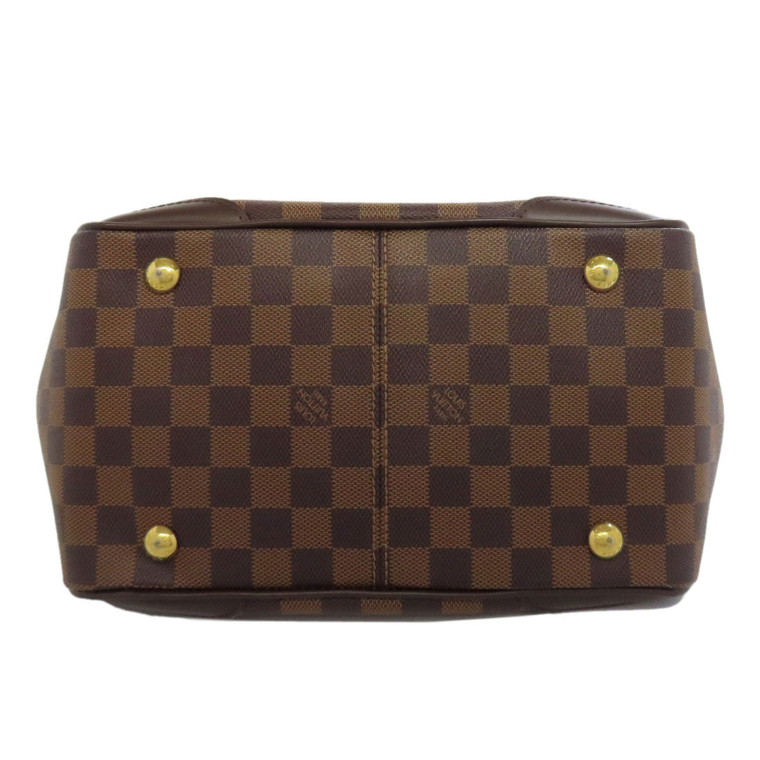 LOUIS VUITTON Handbag N41117 Damier canvas Brown Verona PM