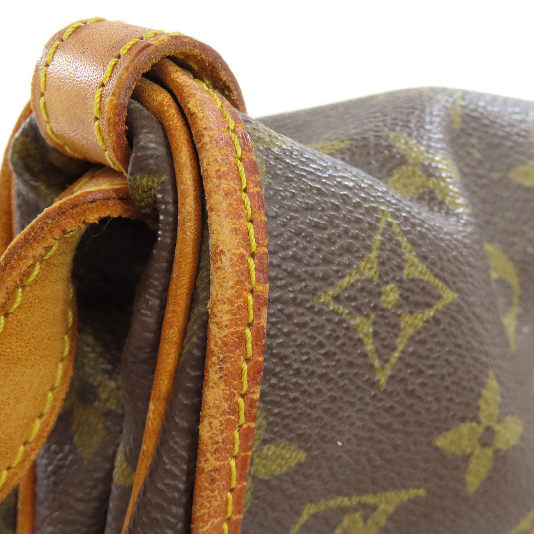 LOUIS VUITTON Shoulder Bag M42256 Monogram canvas Brown Saumur M Women Used Authentic
