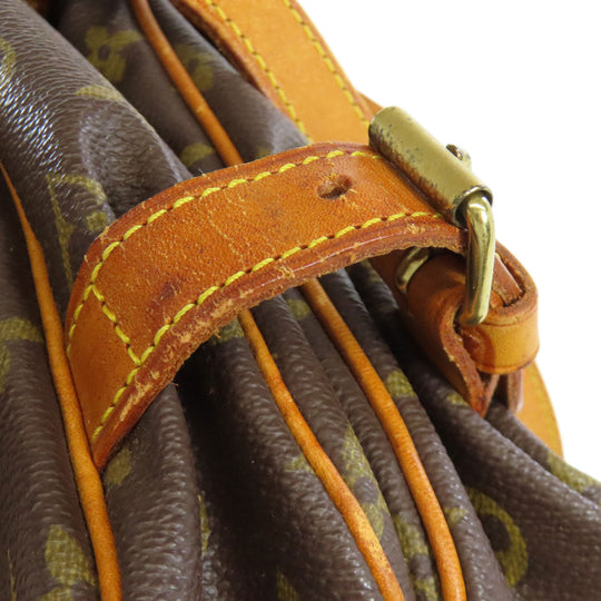 LOUIS VUITTON Shoulder Bag M42256 Monogram canvas Brown Saumur M Women Used Authentic