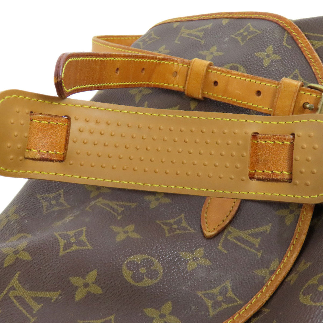 LOUIS VUITTON Shoulder Bag M42256 Monogram canvas Brown Saumur M Women Used Authentic