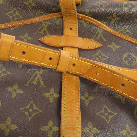 LOUIS VUITTON Shoulder Bag M42256 Monogram canvas Brown Saumur M Women Used Authentic