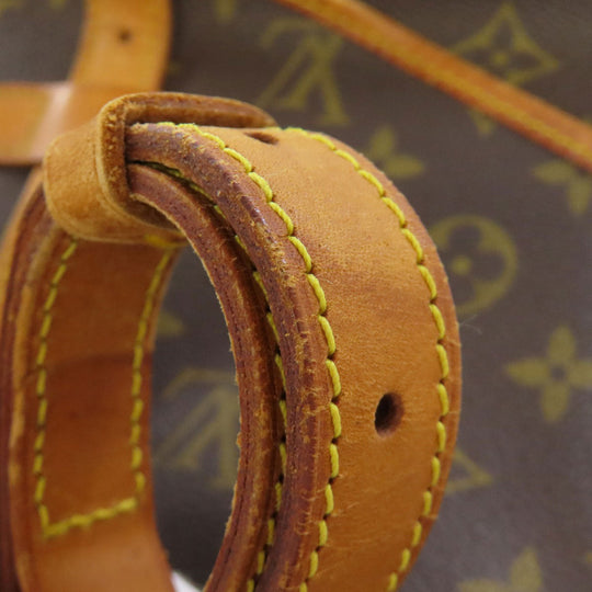 LOUIS VUITTON Shoulder Bag M42256 Monogram canvas Brown Saumur M Women Used Authentic