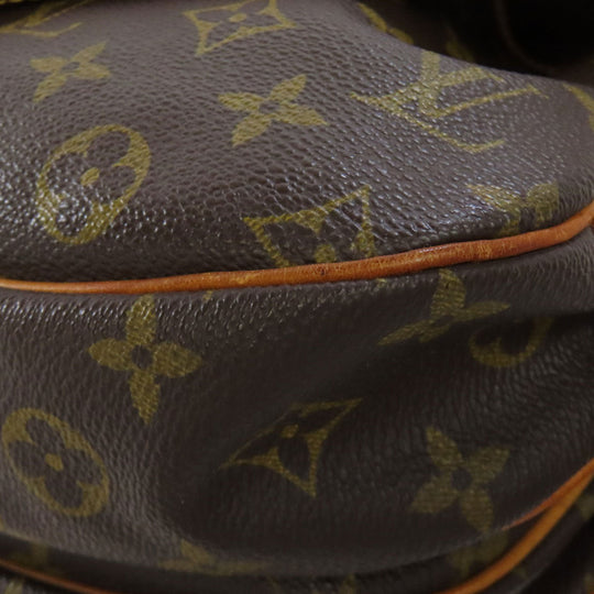 LOUIS VUITTON Shoulder Bag M42256 Monogram canvas Brown Saumur M Women Used Authentic