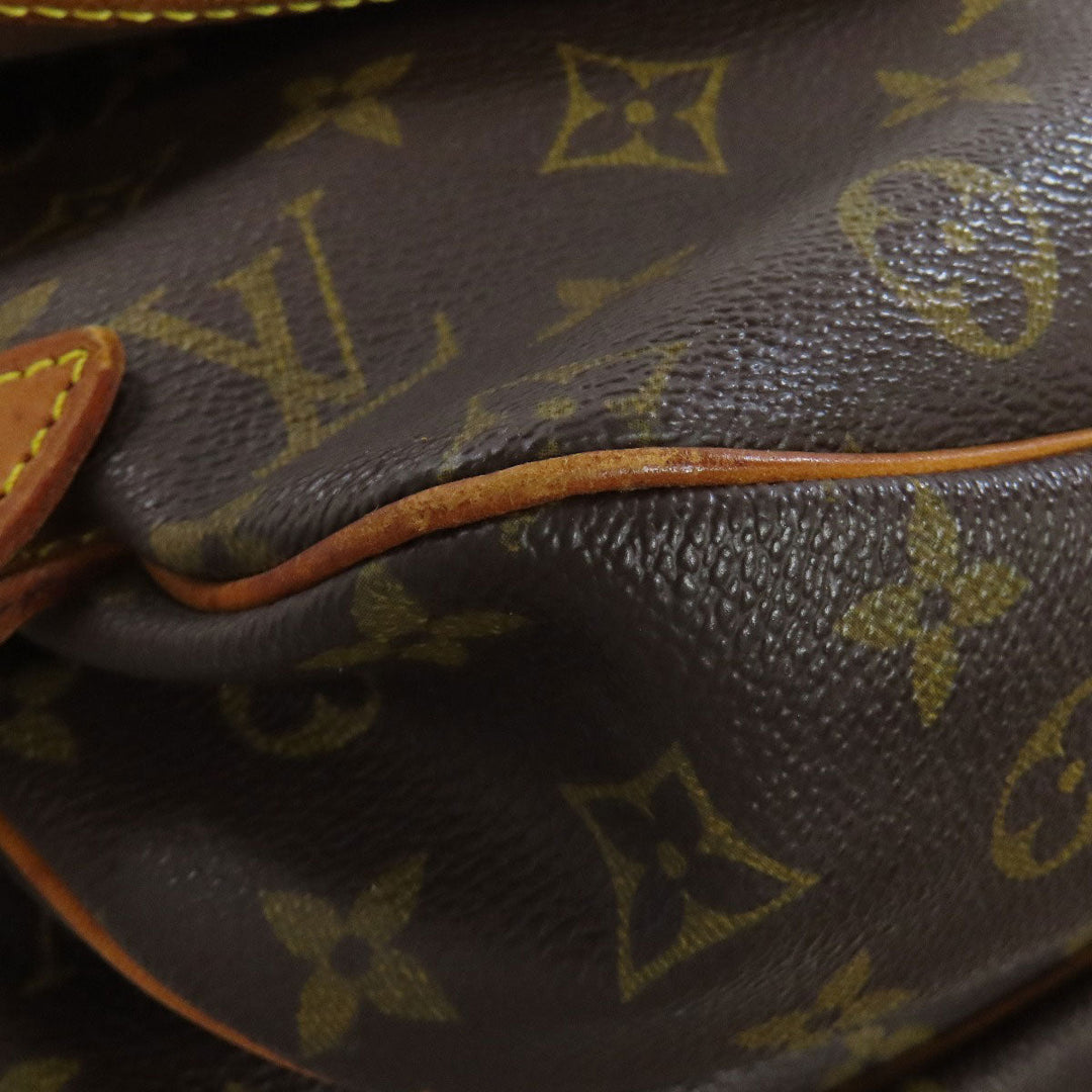 LOUIS VUITTON Shoulder Bag M42256 Monogram canvas Brown Saumur M Women Used Authentic